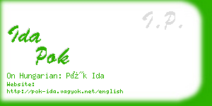 ida pok business card
